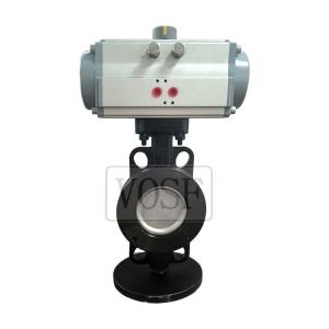 High Performance Double Offset Butterfly Valve with ISO 5211 Mounting Pad