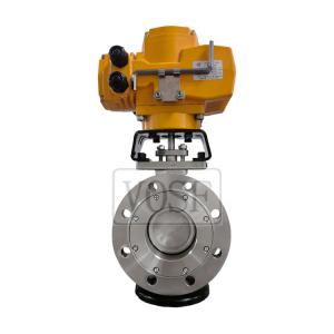 High Performance Double Offset Flange Type Butterfly Valve