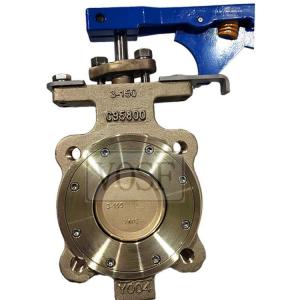 High Performance Double Offset Lug Type Butterfly Valve