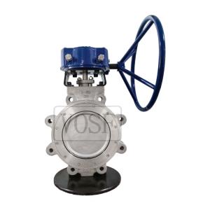 High Performance Double Offset Lug Type Butterfly Valve Stainless Steel