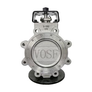 High Performance Double Offset Lug Type Butterfly Valve Without Actuator